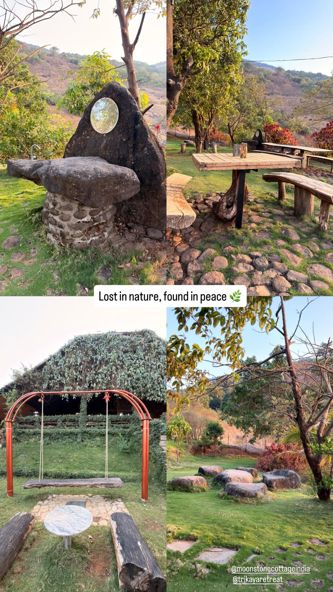 Moonstone Cottage Kamshet aerial view private retreat