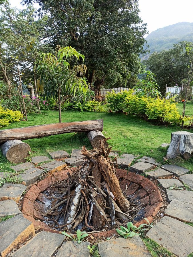 Stone walls interior Moonstone Cottage