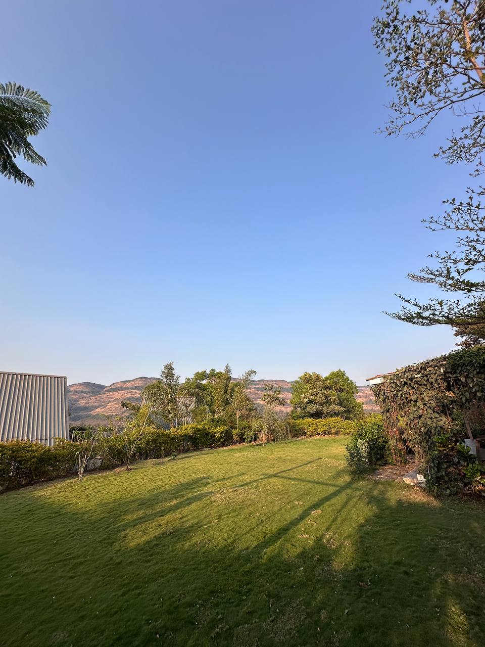Lush green grounds Moonstone Cottage Kamshet